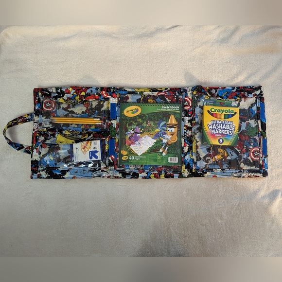 Marvel Art Caddy, Spiderman, Iron Man, Thor- Handmade - Picture 2 of 6